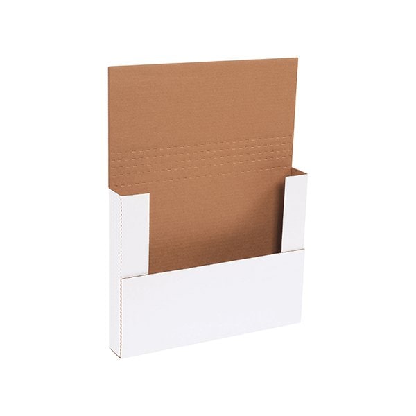 Bsc Preferred 14-1/4 x 11-1/4 x 2'' White Easy-Fold Mailers, 50PK BUY00014599 - main